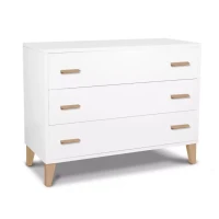 Immagine di Pali Win Comò 3 Cassetti in Legno di Faggio Massello - Design Moderno 