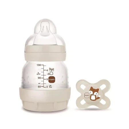 Immagine di Mam Set Biberon Easy Start 130 ml con Ciuccio Start per Neonato
