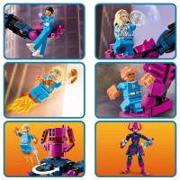 LEGO Marvel Fantastici Quattro Contro Personaggio Costruibile di Galactus 76316