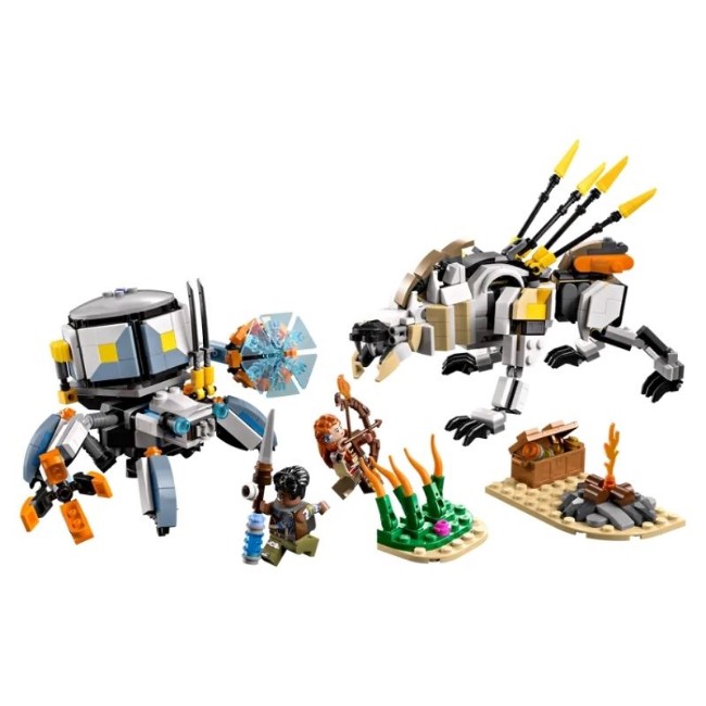 LEGO Horizon Adventures Aloy e Varl Contro Arcapode e Secodonte 77037
