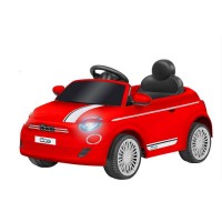 Auto Elettrica BT Li-Ion Fiat 500E Rossa 12,6V 4,5AH con Radiocomando