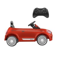 Auto Elettrica BT Li-Ion Fiat 500E Rossa 12,6V 4,5AH con Radiocomando