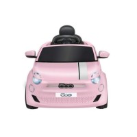 Auto Elettrica BT Li-Ion Fiat 500E Rosa 12,6V 4,5AH con Radiocomando
