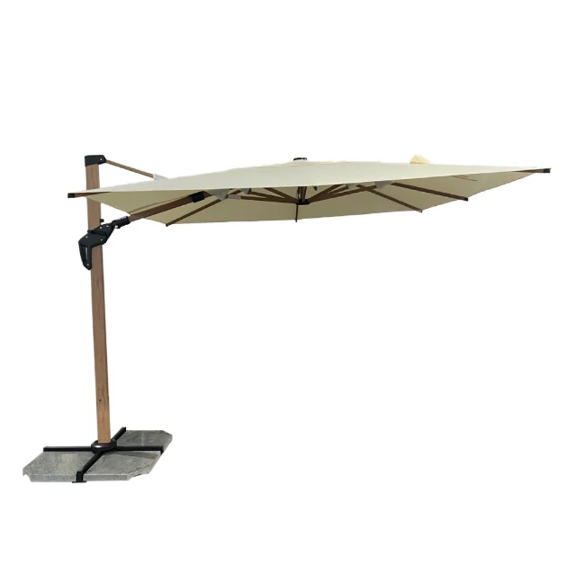 Immagine di Ombrellone Monaco Wood 3×3 m