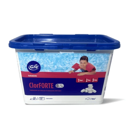 Immagine di Gre Cloro Forte Zero Borico – Pastiglie da 30 g
