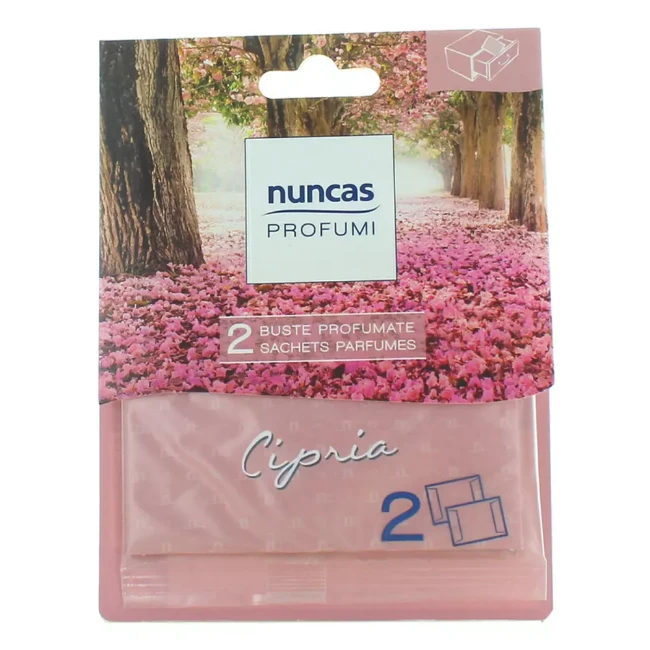 Immagine di Nuncas Buste Profumate per Armadi e Cassetti 2pz - Cipria