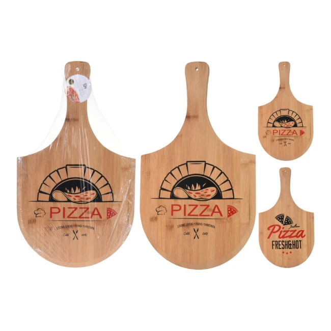 Immagine di Tagliere in Legno per Pizza 53×30 cm – Assortito