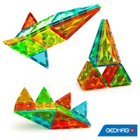 Geomag Magnetic Tiles Gems 16 Pezzi
