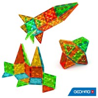 Geomag Magnetic Tiles Gems 32 Pezzi