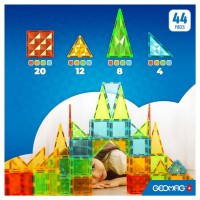 Geomag Magnetic Tiles Gems 44