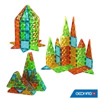 Geomag Magnetic Tiles Gems 60 Pezzi