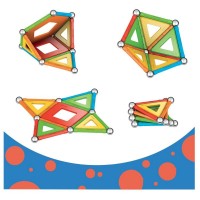 Geomag Supercolor Panels Recycled 35 Pezzi