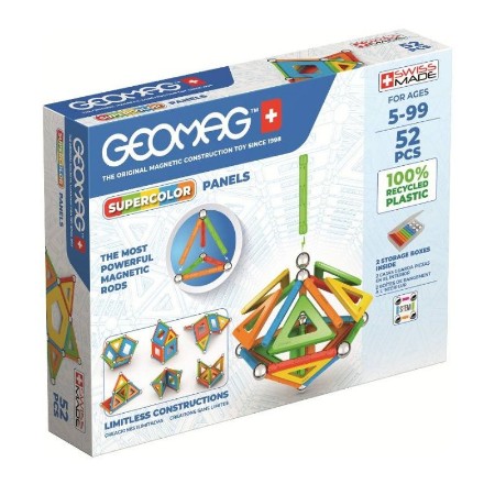 Geomag Supercolor Panels Recycled 52 Pezzi