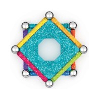 Geomag Glitter Panels Recycled 22 Pezzi