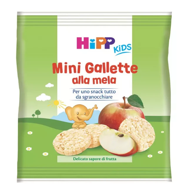 Immagine di Hipp Baby Kids Mini Gallette alla Mela 30gr 