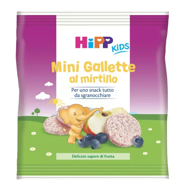 Immagine di Hipp Baby Kids Mini Gallette al Mirtillo 30gr