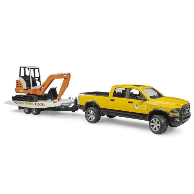 Bruder Servizio di Noleggio RAM con Miniescavatore 02546