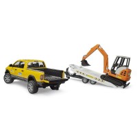 Bruder Servizio di Noleggio RAM con Miniescavatore 02546