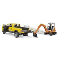 Bruder Servizio di Noleggio RAM con Miniescavatore 02546