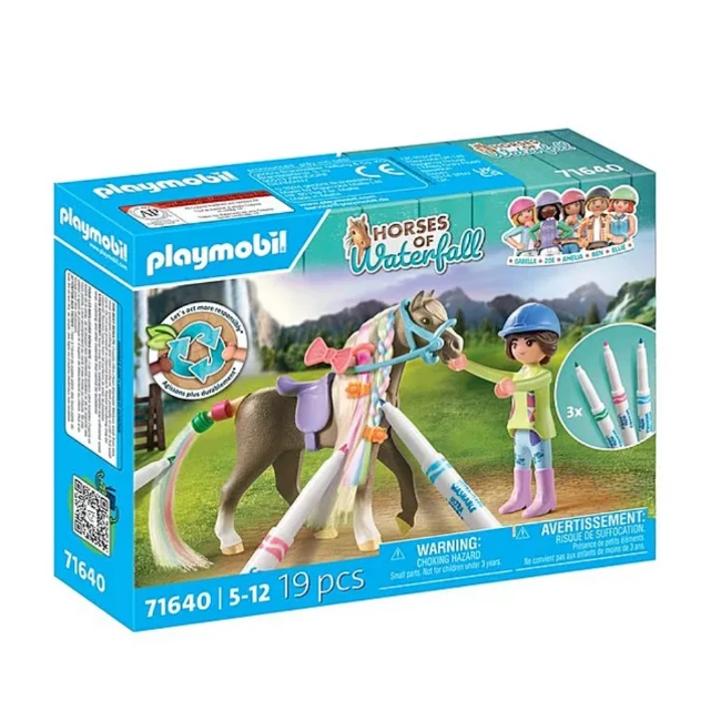 Playmobil Cavallo con Criniera Colorabile - 71640