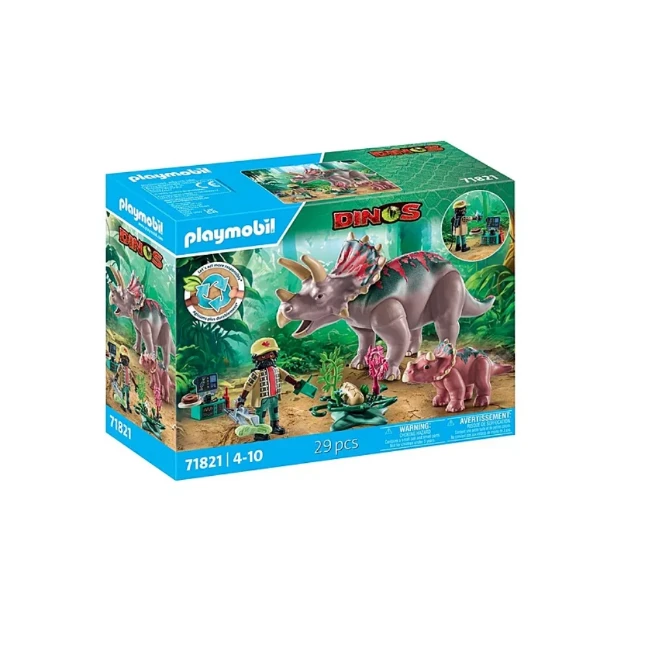 Playmobil Triceratopo e Cucciolo 71821