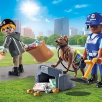 Playmobil Unità Cinofila e Ladro - 71371