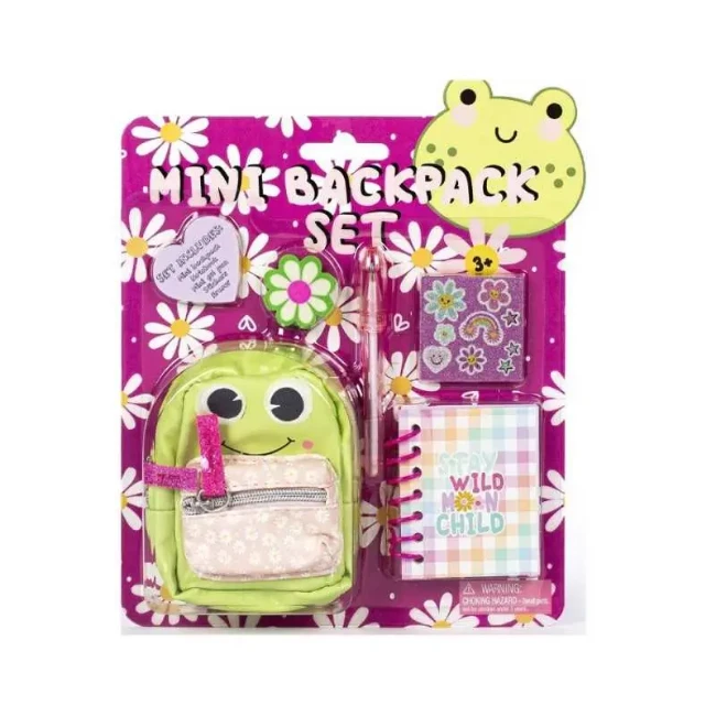 Immagine di Seven Tri-Coastal Mini Backpack Set Kids Dream Big Frog