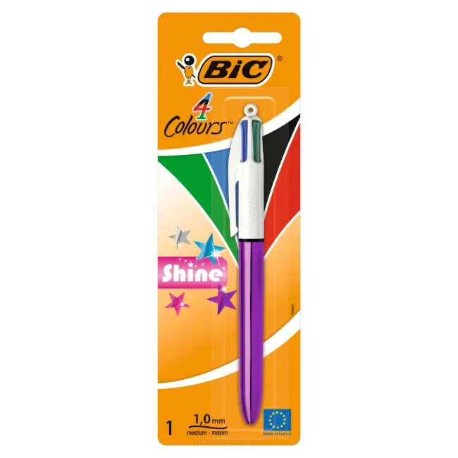 Immagine di Penna a 4 colori Shine (colori assortiti)