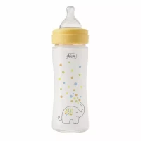Immagine di Chicco Biberon Perfect Easy in Vetro, da 0 Mesi, Flusso Lento - 240ml