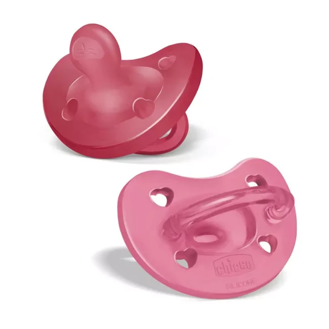 Immagine di Chicco PhysioForma Soft Ciuccio in Silicone, 16-36m, Morbido, Anatomico e Igienico - Confezione Doppia