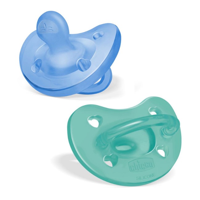 Immagine di Chicco PhysioForma Soft Ciuccio in Silicone Morbido, 6-16m, Anatomico e Igienico - Confezione Doppia