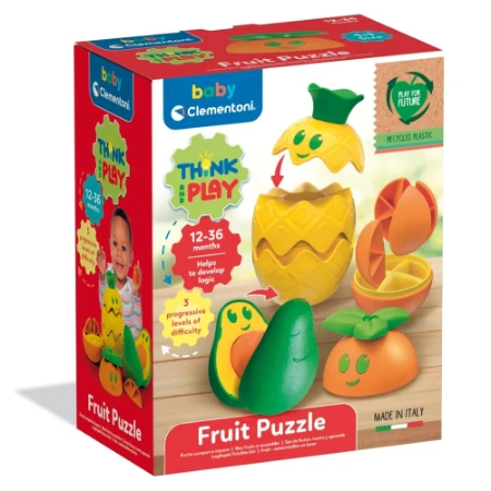 Clementoni  Fruit Puzzle Think & Play - 175