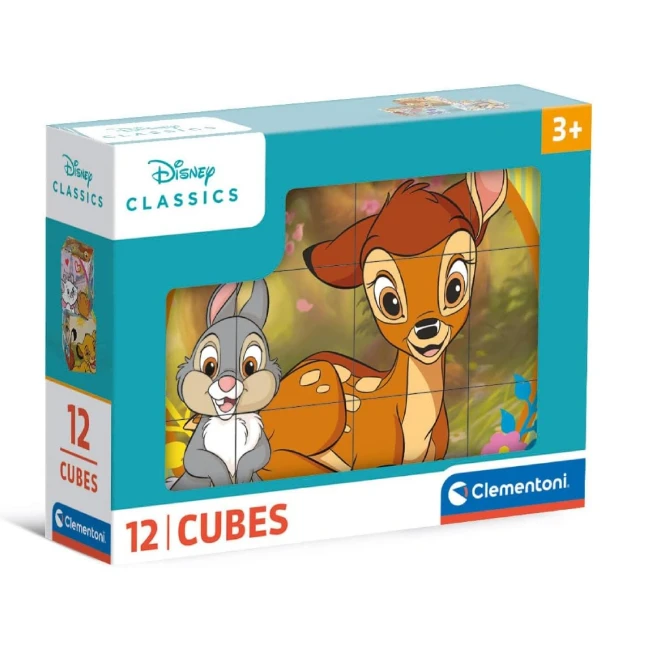 Clementoni Cubi 12 Pezzi Disney Classic 