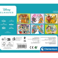 Clementoni Cubi 12 Pezzi Disney Classic 