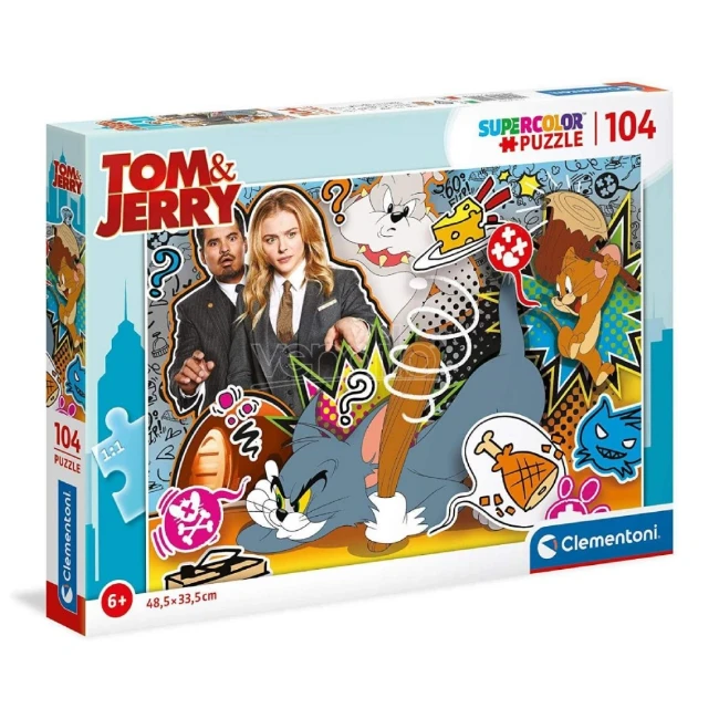Clementoni Puzzle 104 Pezzi Tom & Jerry