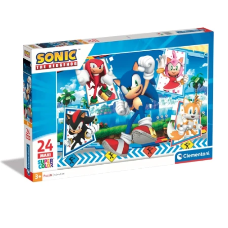 Clementoni Puzzle 24 Pezzi Maxi Sonic