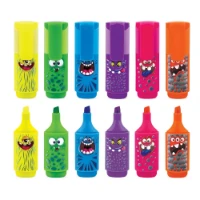 Immagine di Evidenziatori Fluo “Monster" Set 6 Pezzi