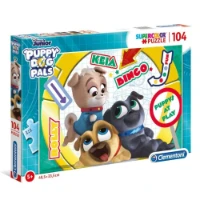 Clementoni Puzzle 104 Pezzi Puppy Dog Pals dai 6 Anni 