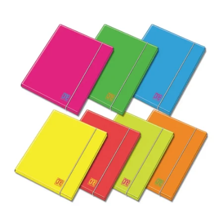 Immagine di Blasetti Cartellina con Elastico One Color Fluo