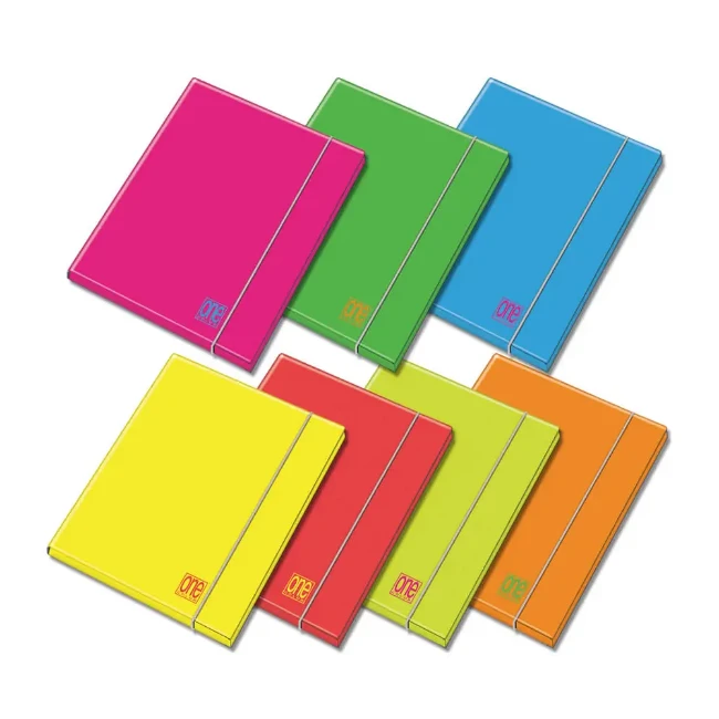 Immagine di Blasetti Cartellina con Elastico One Color Fluo