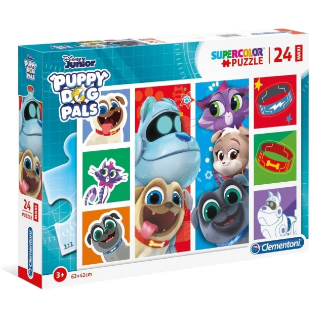 Paniate - Clementoni Disney Puzzle 24 Pezzi Maxi Puppy Dog Pals ...