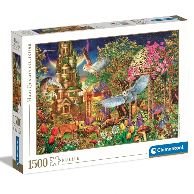 Clementoni Puzzle 1500 Pezzi Woodland Fantasy Garden 