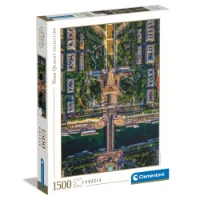 Clementoni Puzzle 1500 Pezzi Flying Over Paris