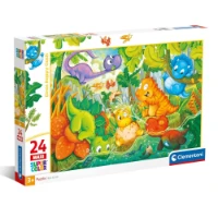 Clementoni Puzzle 24 Pezzi Maxi Dinos Happy Oasis