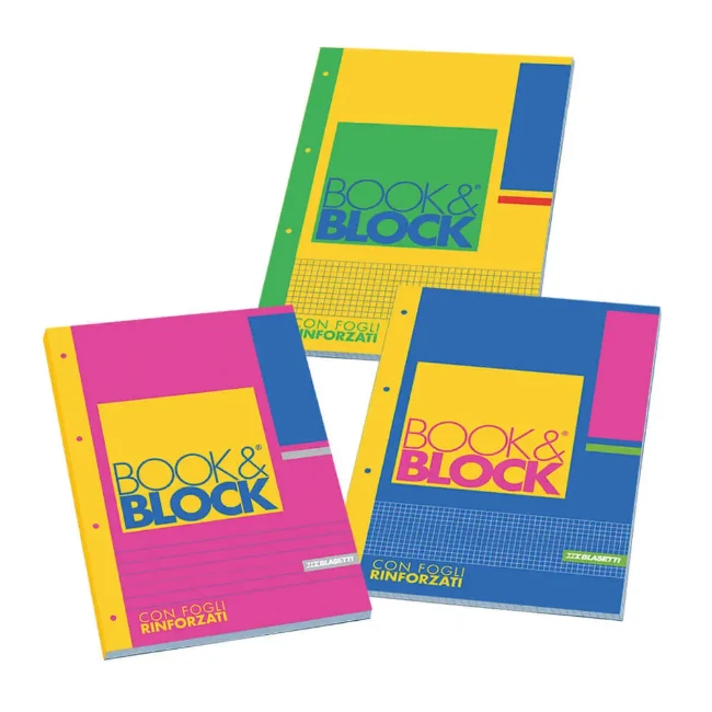 Immagine di Blasetti Quaderno A4 con Ricambi Rinforzati Book&Block