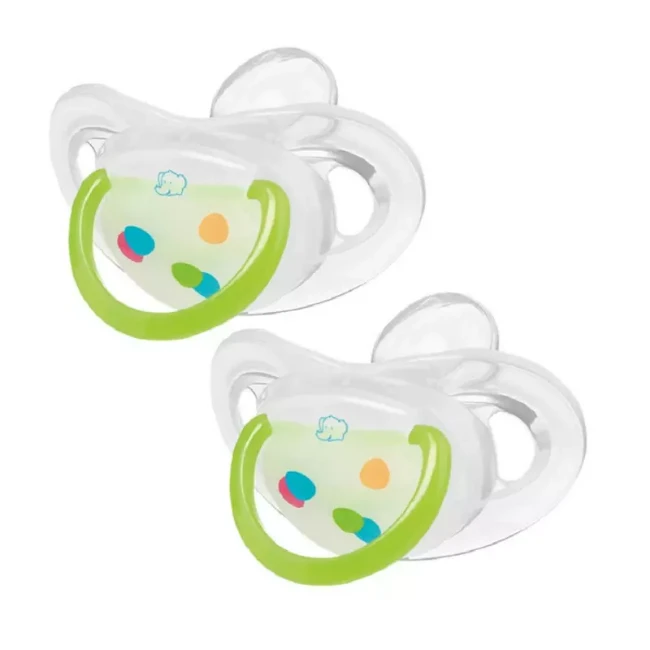 Immagine di Bebeconfort Set 2 Ciucci Natural Physio in Silicone 6m+