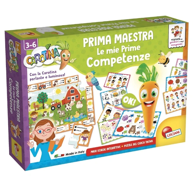 Paniate - Lisciani Giochi Carotina Prima Maestra Le mie Prime Competenze
