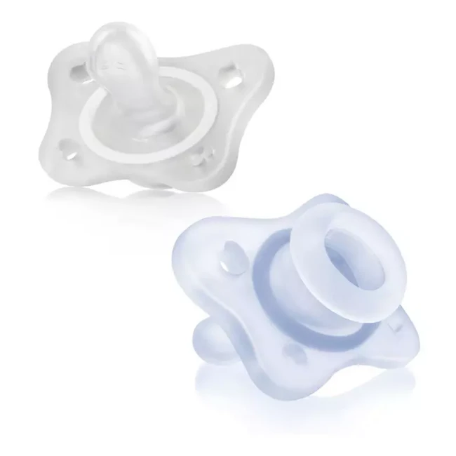 Immagine di Chicco MiniSoft PhysioForma Ciuccio Neonato in Silicone 0-2 Mesi - Set 2 Pezzi 