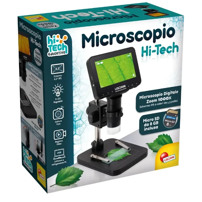 Lisciani Giochi Hi Tech Educativo Microscopio