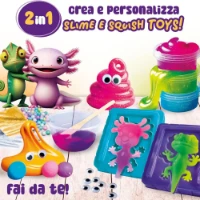 Coffret slime et butter slime avec décorations sur